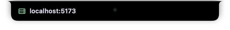 Dev Servers in the notch